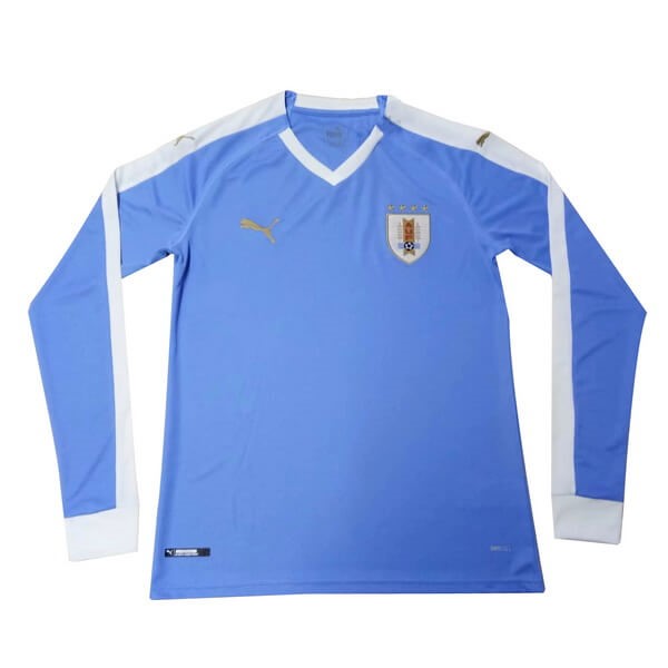 Camiseta Uruguay Replica Primera Ropa ML 2019 Azul